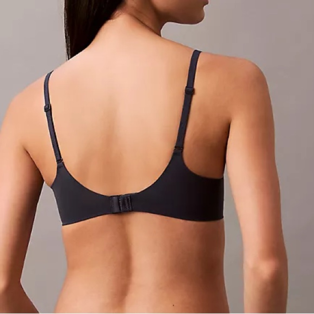 Calvin Klein Perfectly Fit Modern T-Shirt Bra Black Size 36DDD - Picture 2 of 6
